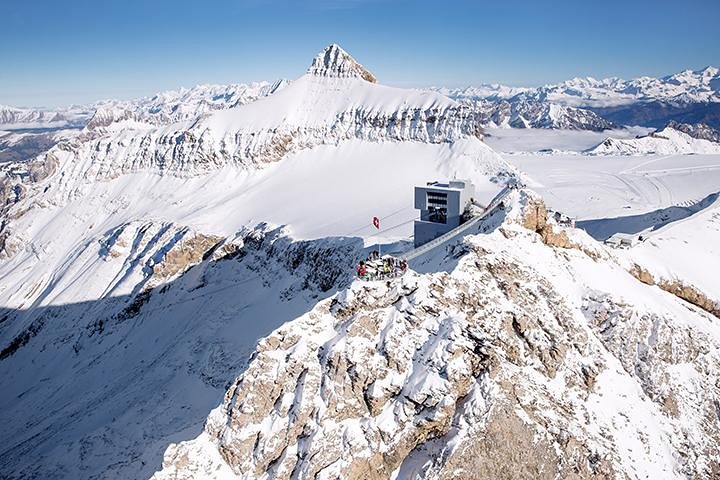 Ticket naar Glacier 3000 inclusief kabelbaan en wandeling over hangbrug Peak Walk by Tissot