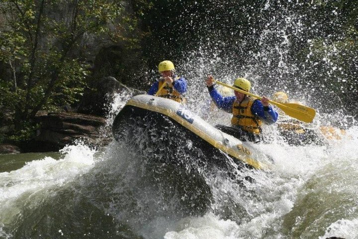 Wildwaterraften in nationaal park in New River Gorge WV