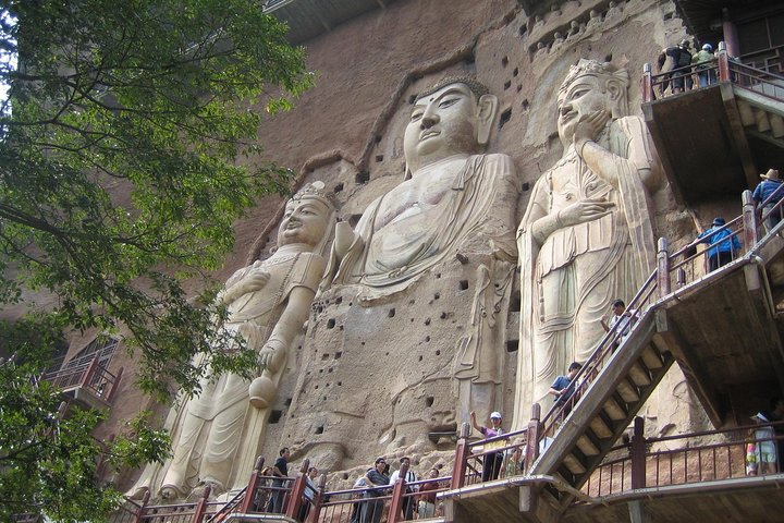 Private Tianshui Half Day Tour naar Maiji Mountain Grottoes