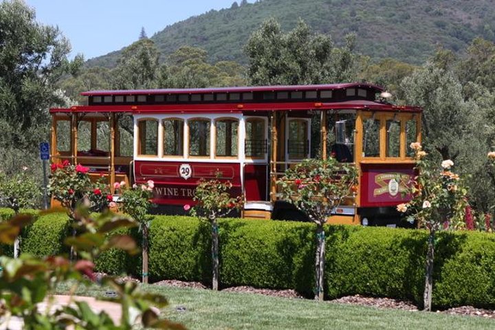 Excursão de bonde de vinho ao ar livre no Vale de Sonoma