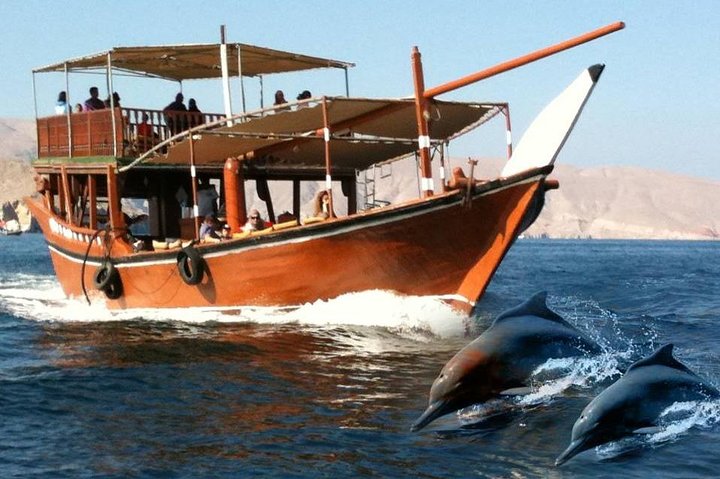 Khasab Dhow Cruise til Musandam Fjords med frokost om bord