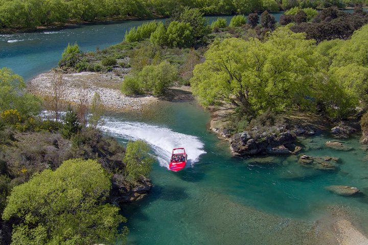 Avventura in Jet Boat per piccoli gruppi sul fiume Clutha da Wanaka