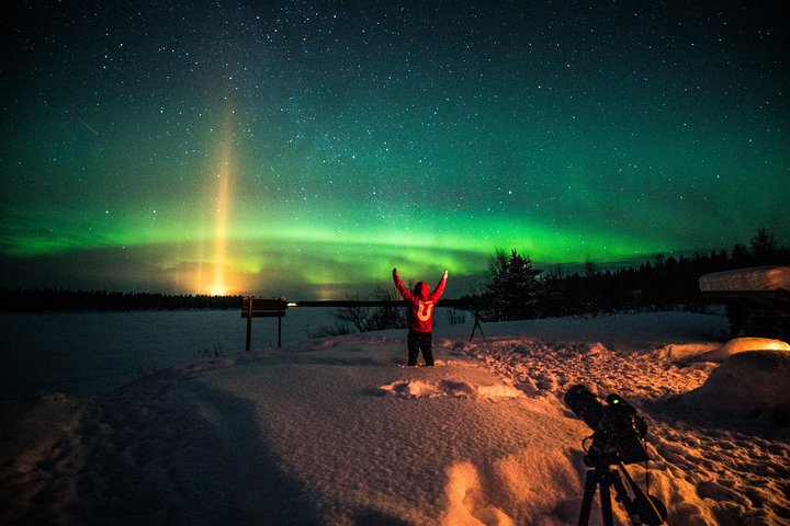 Private Northern Lights fotografie tour in Rovaniemi