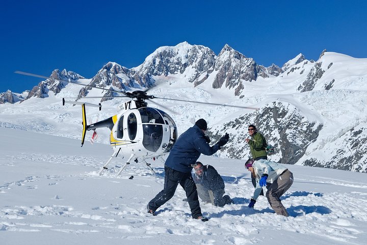Twin Glacier Franz und Fox, Schneelandung (30 Minuten einplanen - Abfahrt Franz Josef)