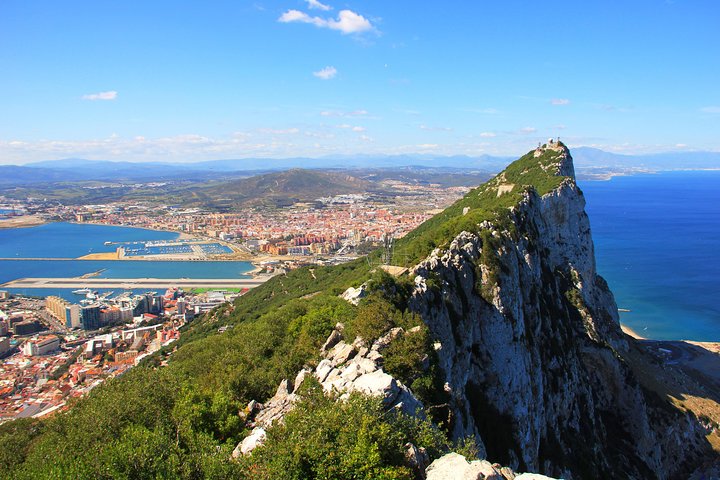 Gibraltar med St Michael Caves Guidad tur från Costa del Sol