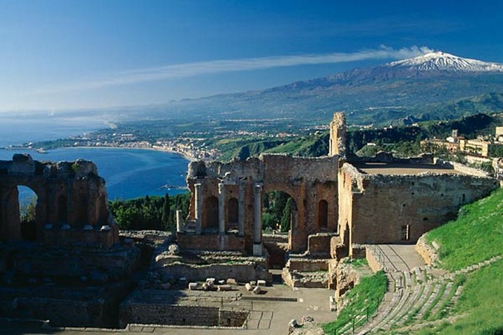 Volledige dag Taormina en Castelmola Tour met Messina Shore Excursion