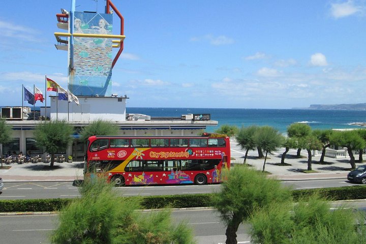 Stadsbezichtiging Santander Hop-On Hop-Off bustour + trein