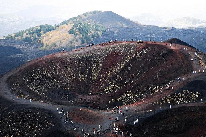 Desde Siracusa : Tour Privado Monte Etna con Almuerzo en Bodega Etna