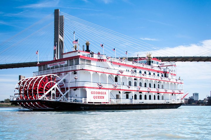 Savannah Land & Sea Combo: City Sightseeing Trolley Tour med Riverboat Cruise