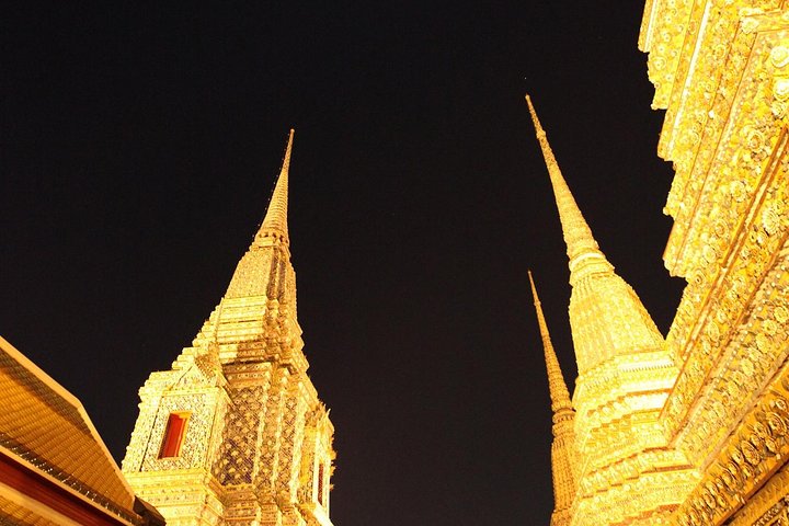 Bangkok om natten: Templer, markeder og mat Tuk-Tuk tur