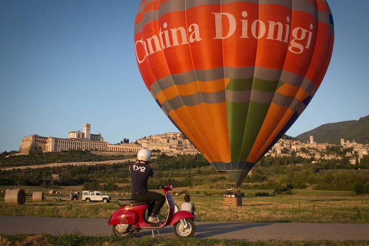 Professionele luchtballonvaarten bij Assisi, Trasimeno in Umbrië