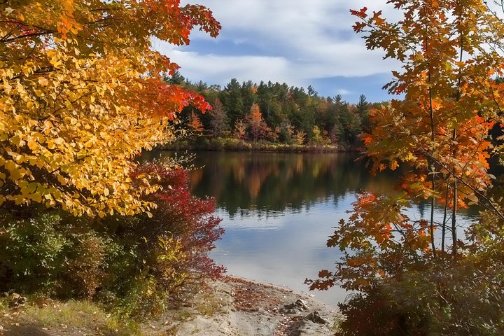 Excursion d'une journée de Boston au New Hampshire au feuillage d'automne dans les montagnes blanches