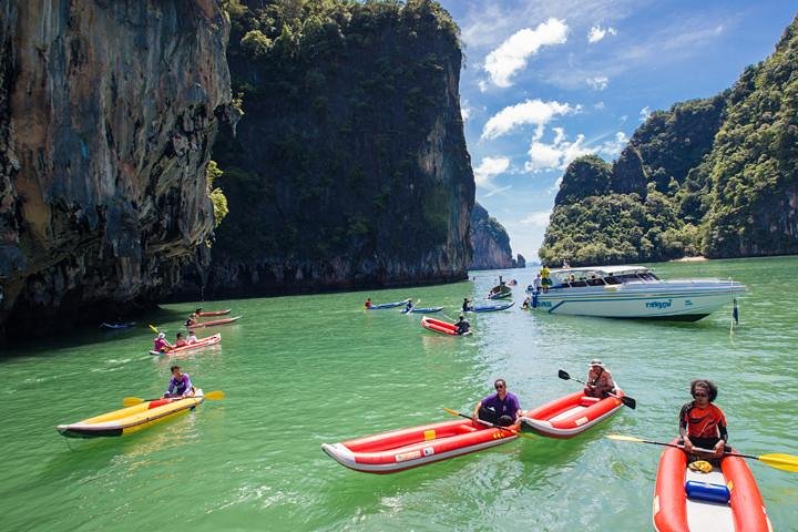 Fantastisk Phang Nga Bay-dagstur med kajaksejlads og snorkling