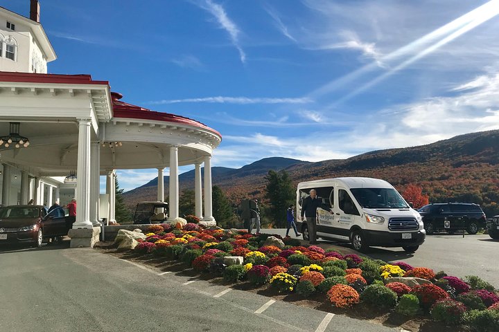 Excursion d'une journée de Boston au New Hampshire au feuillage d'automne dans les montagnes blanches