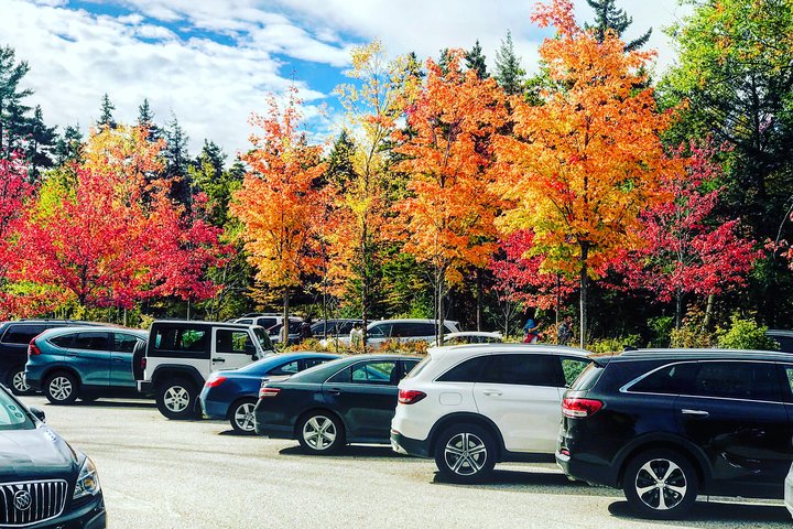 Excursion d'une journée de Boston au New Hampshire au feuillage d'automne dans les montagnes blanches