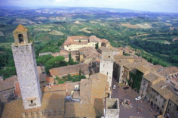 Kleine Gruppe Siena, San Gimignano und Chianti Wine aus Montecatini Terme