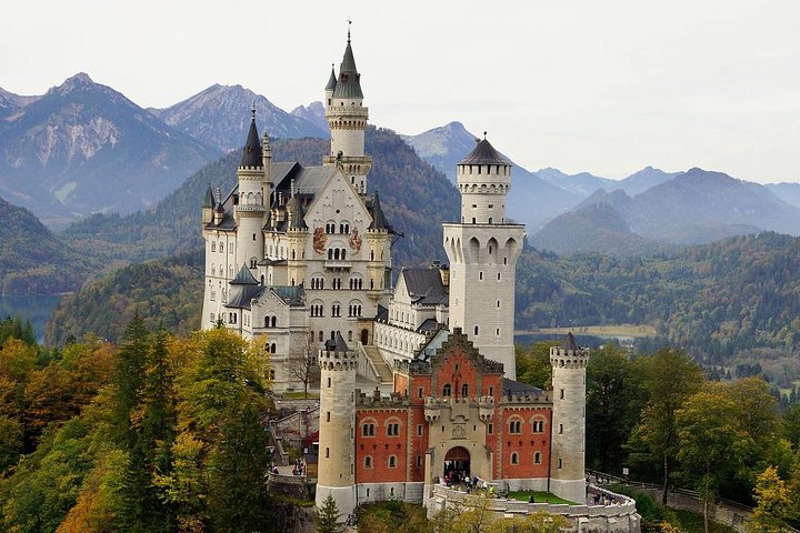 Halvdagstur från Garmisch-P till slottet Neuschwanstein