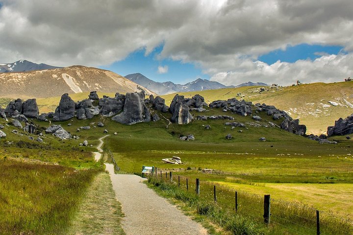 Treno TranzAlpine, Arthur's Pass e gita di un giorno alla collina del castello