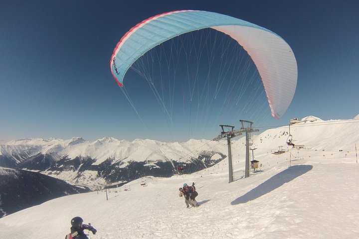 Davos Voo Absolutamente Livre Parapente Vôo Tandem 1.000 Metros de Altura