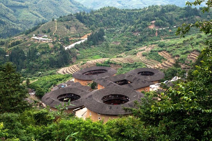 Private Day Tour til Tianluokeng Tulou fra Xiamen inkludert lunsj