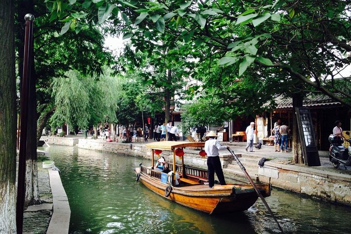 Zhujiajiao Water Town och Shanghai City Private Day Tour