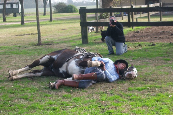 Gaucho Ganztag in kleiner Gruppe auf einem Bauernhof in Buenos Aires