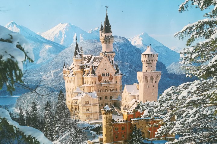 Halvdagstur från Garmisch-P till slottet Neuschwanstein