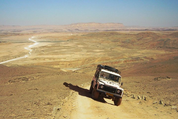 Udforsk Ramon krater : 2 - timers guidet jeep tur fra Mitzpe Ramon