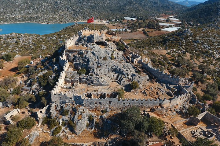 Tour privado en barco a Kekova, que incluye almuerzo a la barbacoa desde Kas