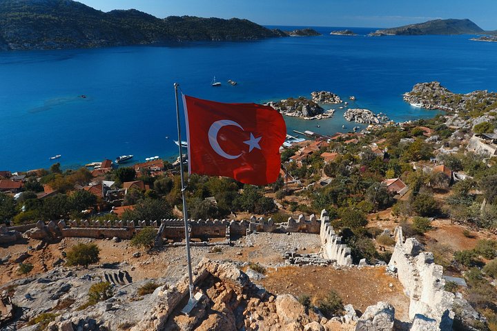 Tour privado en barco a Kekova, que incluye almuerzo a la barbacoa desde Kas