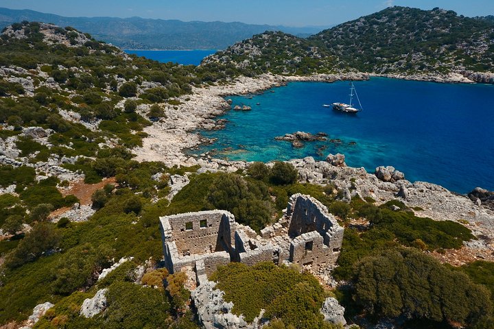 Tour privado en barco a Kekova, que incluye almuerzo a la barbacoa desde Kas