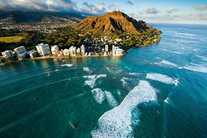Oahu : 60 min Royal Crown Helicopter Tour - portas abertas ou abertas