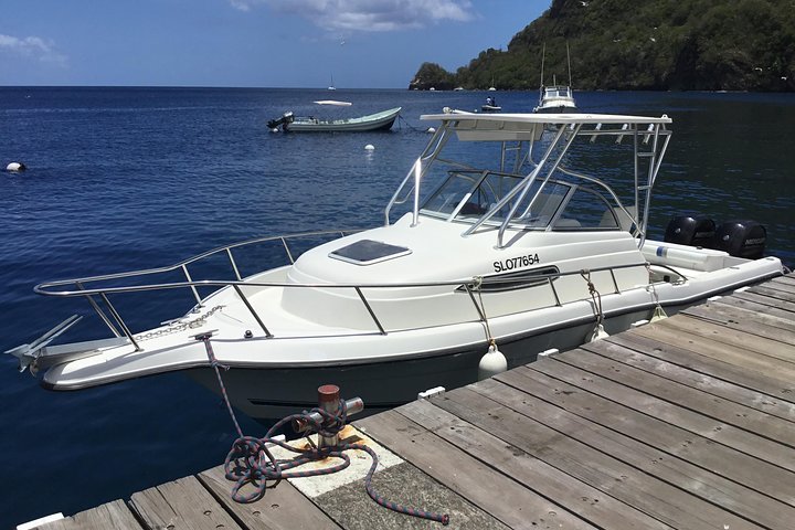 St. Lucia Private Boat Tour, Mud Bath, Waterfall & Beach Time