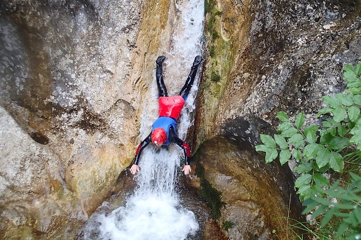 CANYONING in Susec ab Bovec, Familien willkommen, Fotoservice