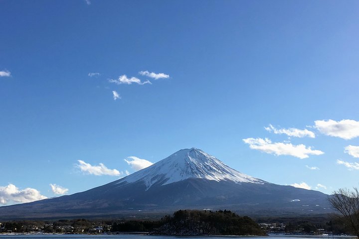 Spectaculaire croisière sur le mont Fuji et le lac, nouilles faisant l'expérience
