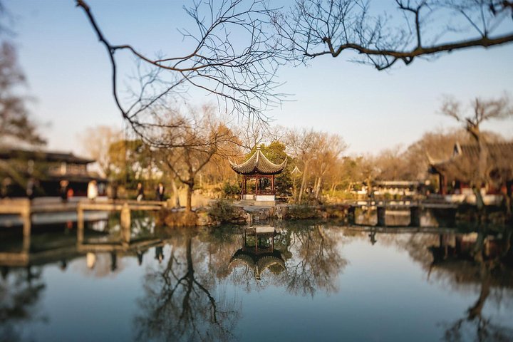 Excursion privée d'une journée à Suzhou au départ de Shanghai en train à grande vitesse avec l'option tout compris