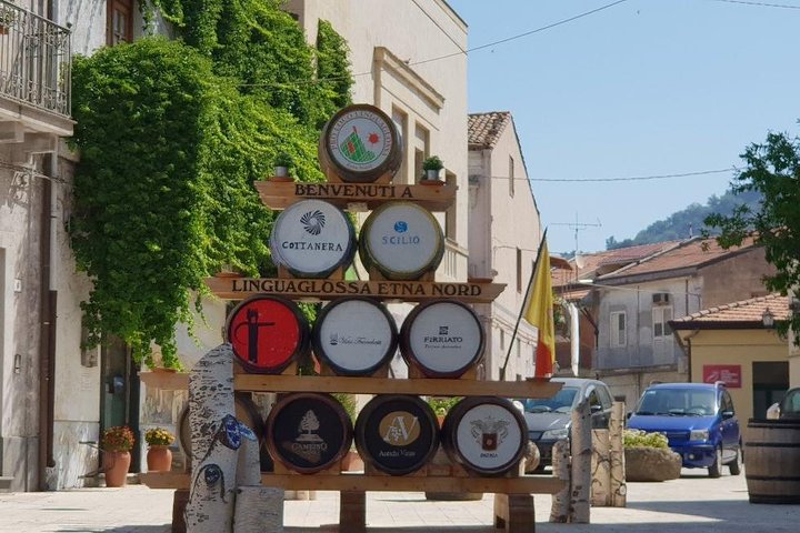 Privat omvisning i Etna og vingårdsbesøk med mat- og vinsmaking fra Taormina