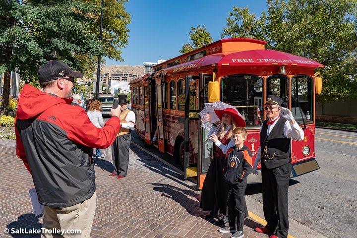 Visite de Salt Lake City en chariot avec personnages et histoires