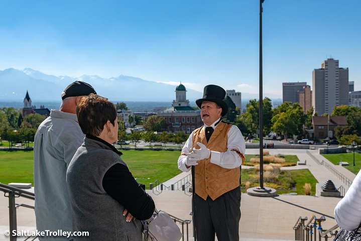 Visite de Salt Lake City en chariot avec personnages et histoires