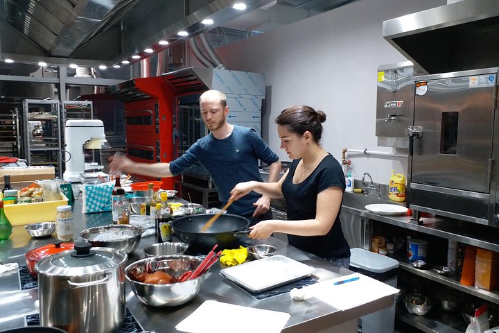 Visite à pied du marché de Hong Kong et cours de cuisine Chinoise