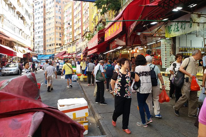 Visite à pied du marché de Hong Kong et cours de cuisine Chinoise