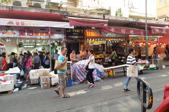 Visite à pied du marché de Hong Kong et cours de cuisine Chinoise