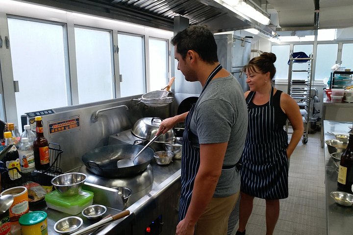 Visite à pied du marché de Hong Kong et cours de cuisine Chinoise
