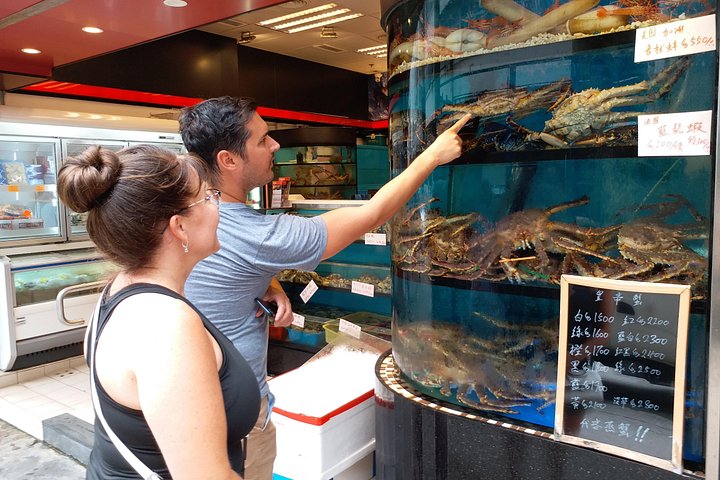 Visite à pied du marché de Hong Kong et cours de cuisine Chinoise