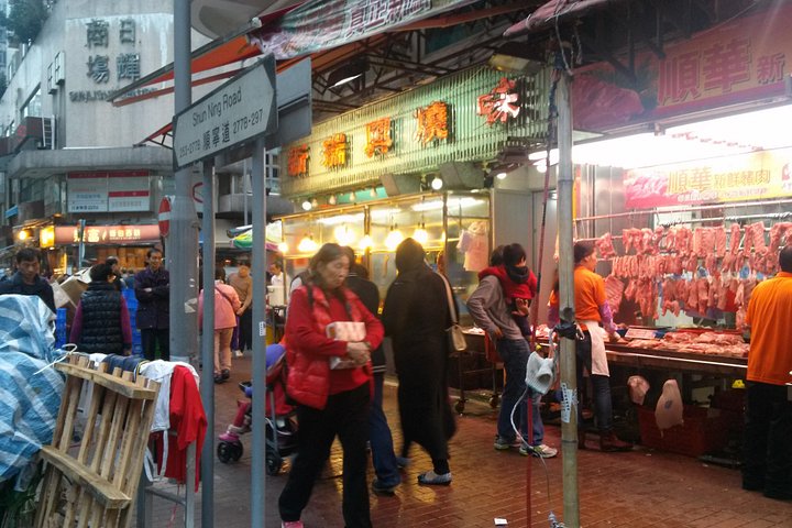 Visite à pied du marché de Hong Kong et cours de cuisine Chinoise