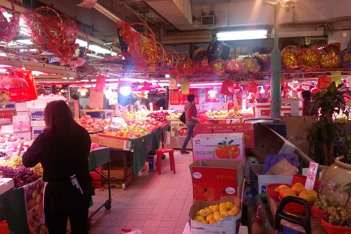 Visite à pied du marché de Hong Kong et cours de cuisine Chinoise