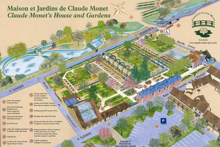 Visita guidata della casa di Claude Monet a Giverny in auto privata da Parigi