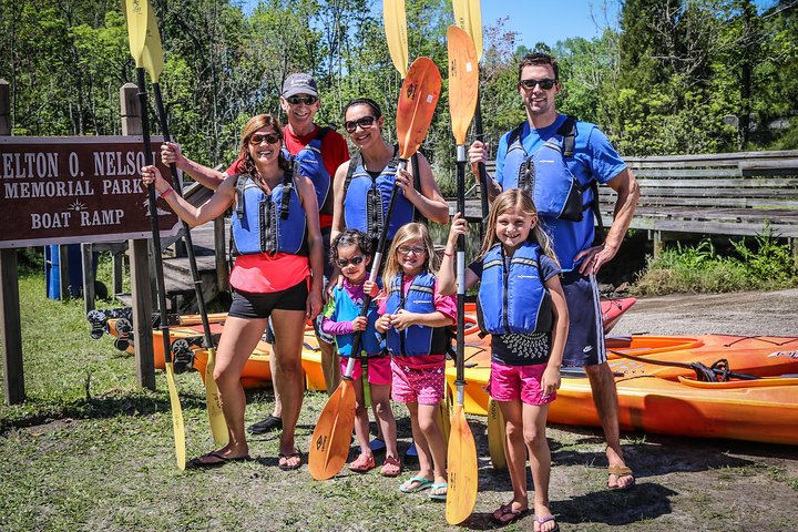 Tour guiado en kayak por la isla Amelia de Lofton Creek