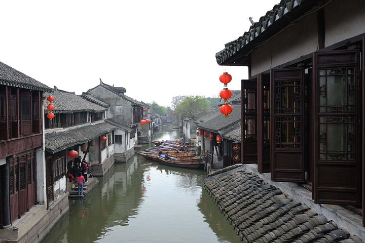 Viagem de um dia às aldeias de Suzhou e Zhouzhuang saindo de Xangai