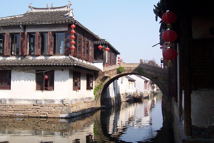 Viagem de um dia às aldeias de Suzhou e Zhouzhuang saindo de Xangai